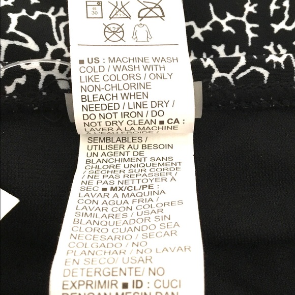 🖤Old Navy Black White Abstract Print Bikini Bottom - Picture 6 of 7